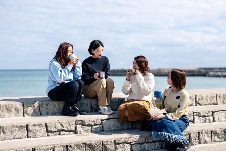海辺での対話